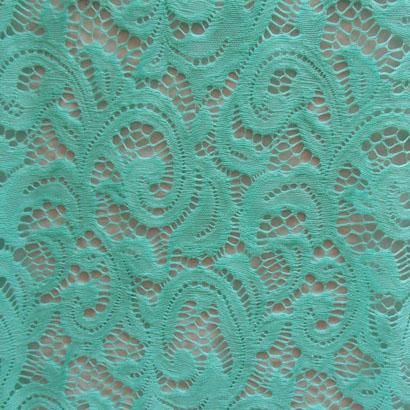 Stretch Paisley Lace Fabric - LG50163