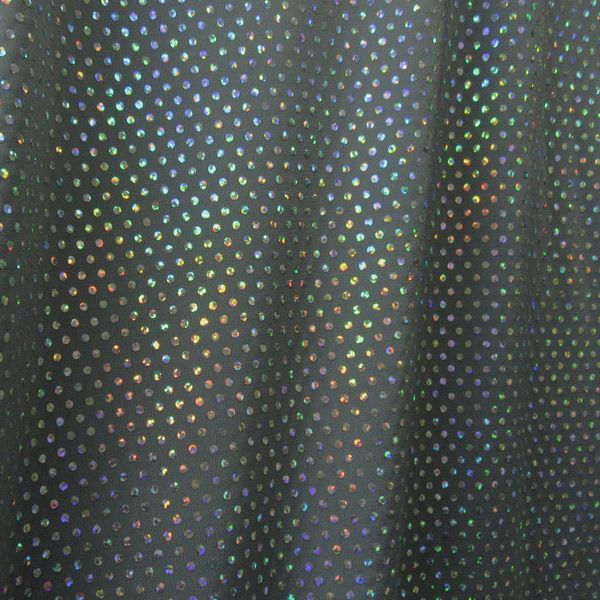 Hologram Reflective Stretch Fabric - 95% Polyester 5% Spandex Performance Material