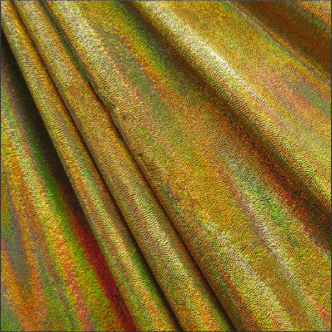 Mirror Foil Dot Spandex