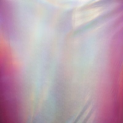 Holographic Ombre Pattern Spandex Fabric - Mirror Foil Finish