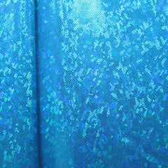 Solid Color Holographic Shattered Glass Spandex Fabric