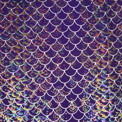 Holographic Fish Scale Spandex Fabric