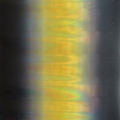 Holographic Ombre Pattern Spandex Fabric - Mirror Foil Finish