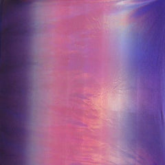 Holographic Ombre Pattern Spandex Fabric - Mirror Foil Finish