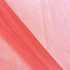 Salmon Solid Nylon Mesh Fabric (Sheer Mesh)