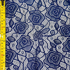 Premium Floral Embroidered Lace Fabric