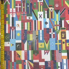 Flags of the World Premium Mesh Fabric Collection