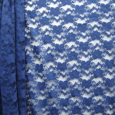 Premium Floral Stretch Lace Fabric