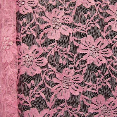 Premium Floral Stretch Lace Fabric