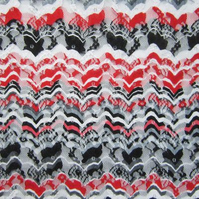 Premium Floral Pattern Stretch Lace Fabric