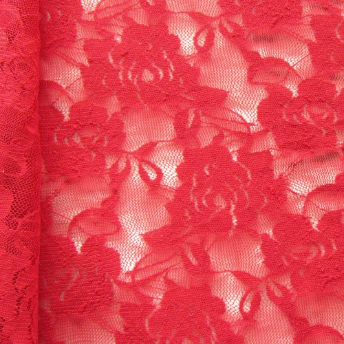 Premium Floral Pattern Stretch Lace Fabric