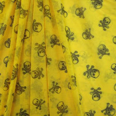 Premium Printed Mesh Fabric with Unique Geometric Patterns