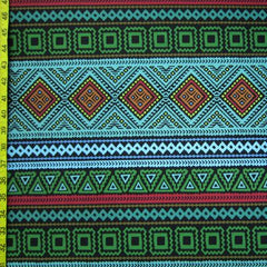 Aztec Pattern Geometric Print Cotton Throw Blanket