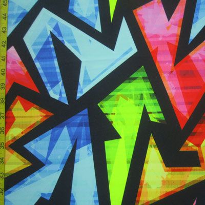 Printed Spandex / Abstract