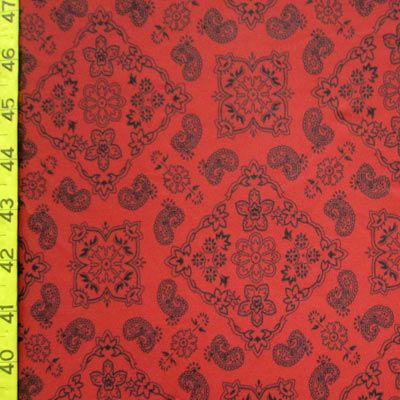 Bandana Print Spandex Fabric
