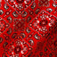 Metallic Bandana Print Spandex Fabric