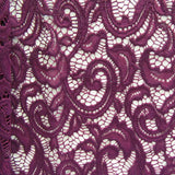 Stretch Paisley Lace Fabric - LG50163