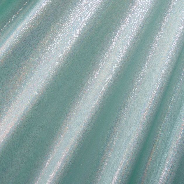 Solid Color Mirror Dot Foil Spandex Fabric