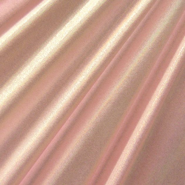 Solid Color Mirror Dot Foil Spandex Fabric