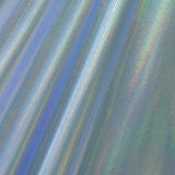 Solid Color Mirror Dot Foil Spandex Fabric