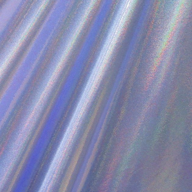 Solid Color Mirror Dot Foil Spandex Fabric