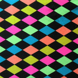 Rhombus Rhombus Shape Print Spandex Fabric