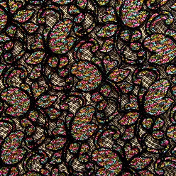 Premium Metallic Embroidered Lace Fabric