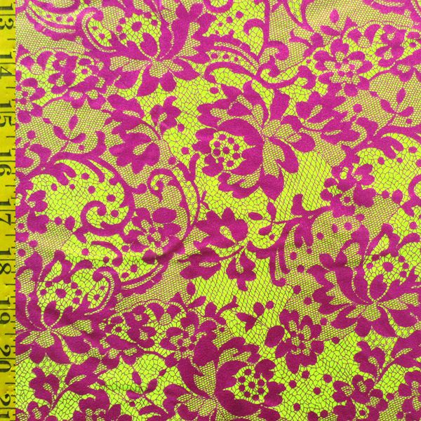 Botanical Green Leaf Print Cotton Fabric