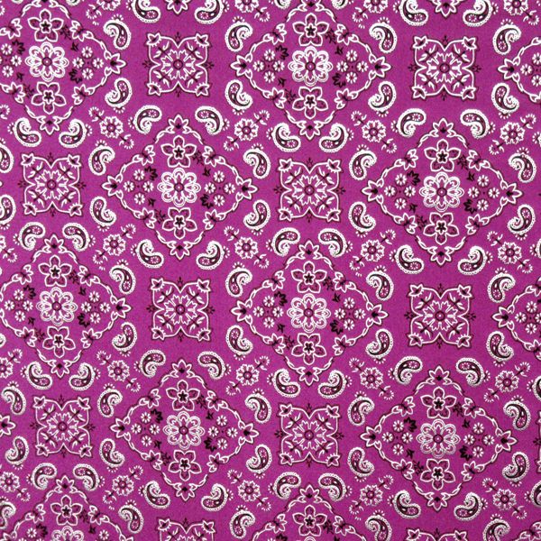 Metallic Bandana Spandex Fabric