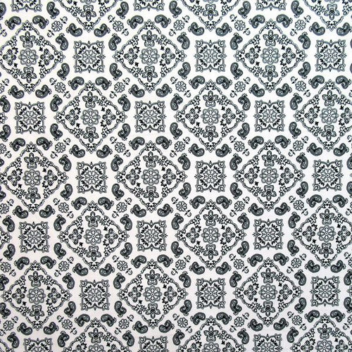 Bandana Print Spandex Fabric