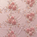 Premium Floral Embroidered Fancy Mesh Fabric Collection