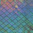 Hologram Stretch Polyester Spandex Blend Fabric with Iridescent Finish