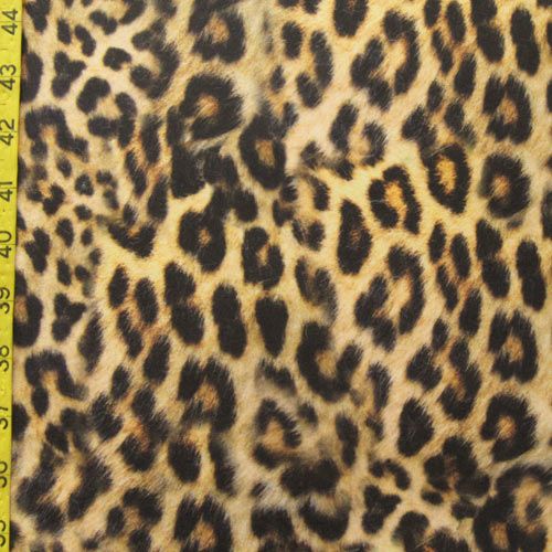 Premium Leopard Print Mesh Fabric