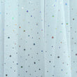 Foil Dot Mesh Fabric with Glitter Finish