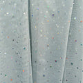 Foil Dot Mesh Fabric with Glitter Finish