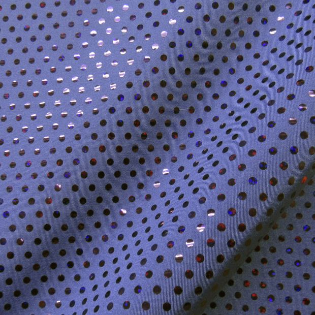 Hologram Reflective Stretch Fabric - 95% Polyester 5% Spandex Performance Material