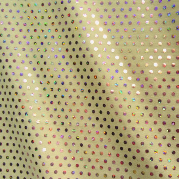 Hologram Reflective Stretch Fabric - 95% Polyester 5% Spandex Performance Material
