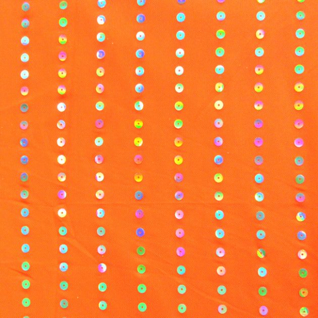 Novelty Foil Dot Mesh Fabric