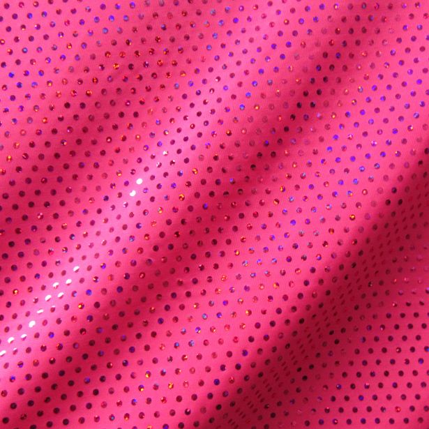 Hologram Reflective Stretch Fabric - 95% Polyester 5% Spandex Performance Material