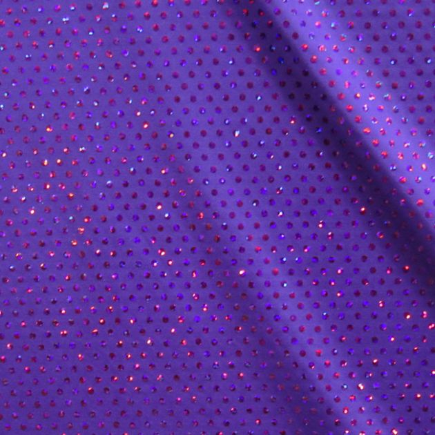 Hologram Reflective Stretch Fabric - 95% Polyester 5% Spandex Performance Material
