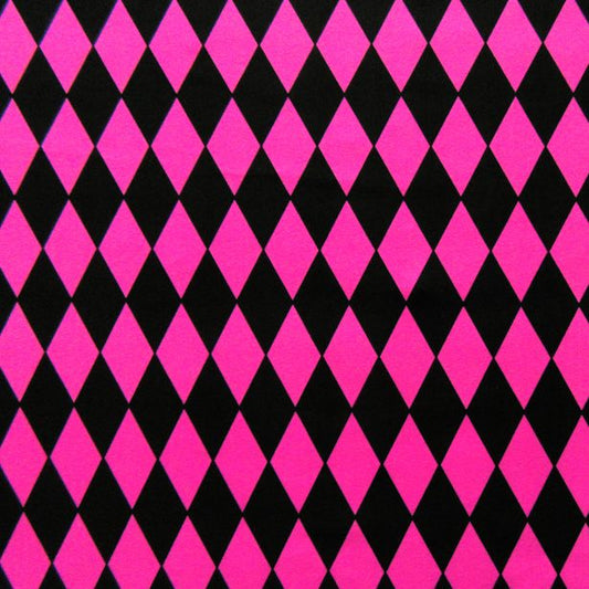 Rhombus Rhombus Shape Print Spandex Fabric