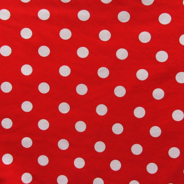 Premium Polka Dot Patterned Mesh Fabric