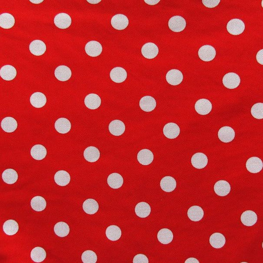 Premium Polka Dot Patterned Mesh Fabric