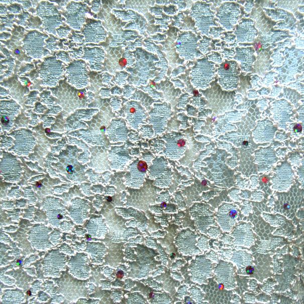 Premium Delicate Floral Pattern Lace Fabric