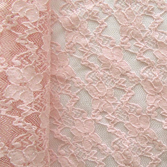 Premium Delicate Floral Pattern Lace Fabric