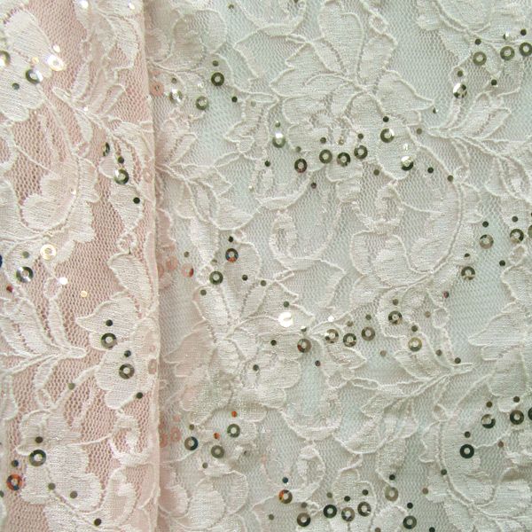 Premium Delicate Floral Pattern Lace Fabric
