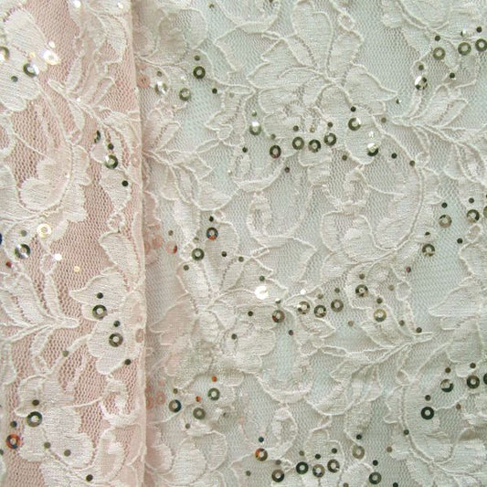 Premium Delicate Floral Pattern Lace Fabric