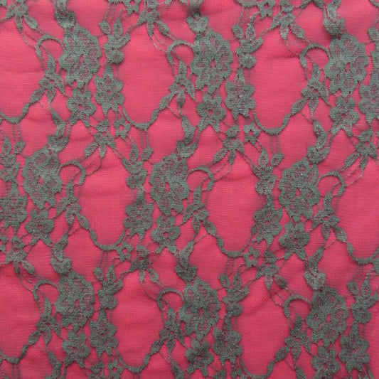 Premium Delicate Floral Pattern Lace Fabric