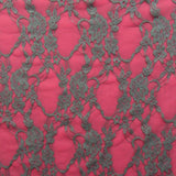 Premium Delicate Floral Pattern Lace Fabric