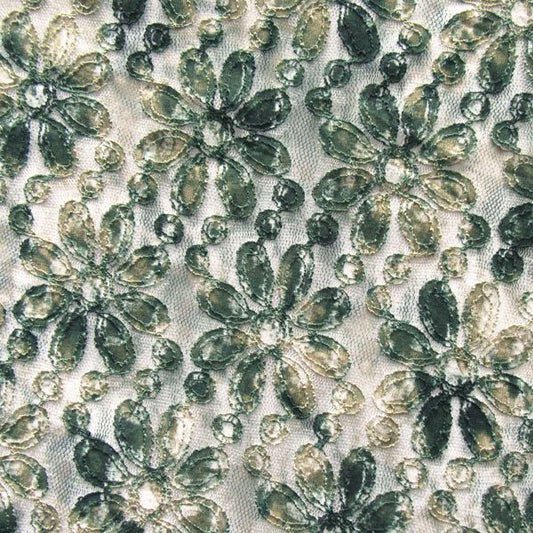 Elegant Floral Pattern Printed Cotton Fabric